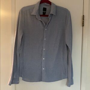 H&M Light Blue Casual Button Down Shirt